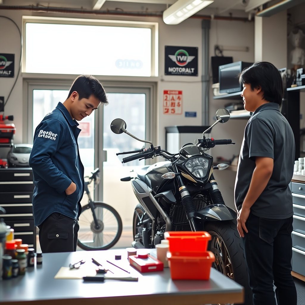 バイクサービスワークショップの画像